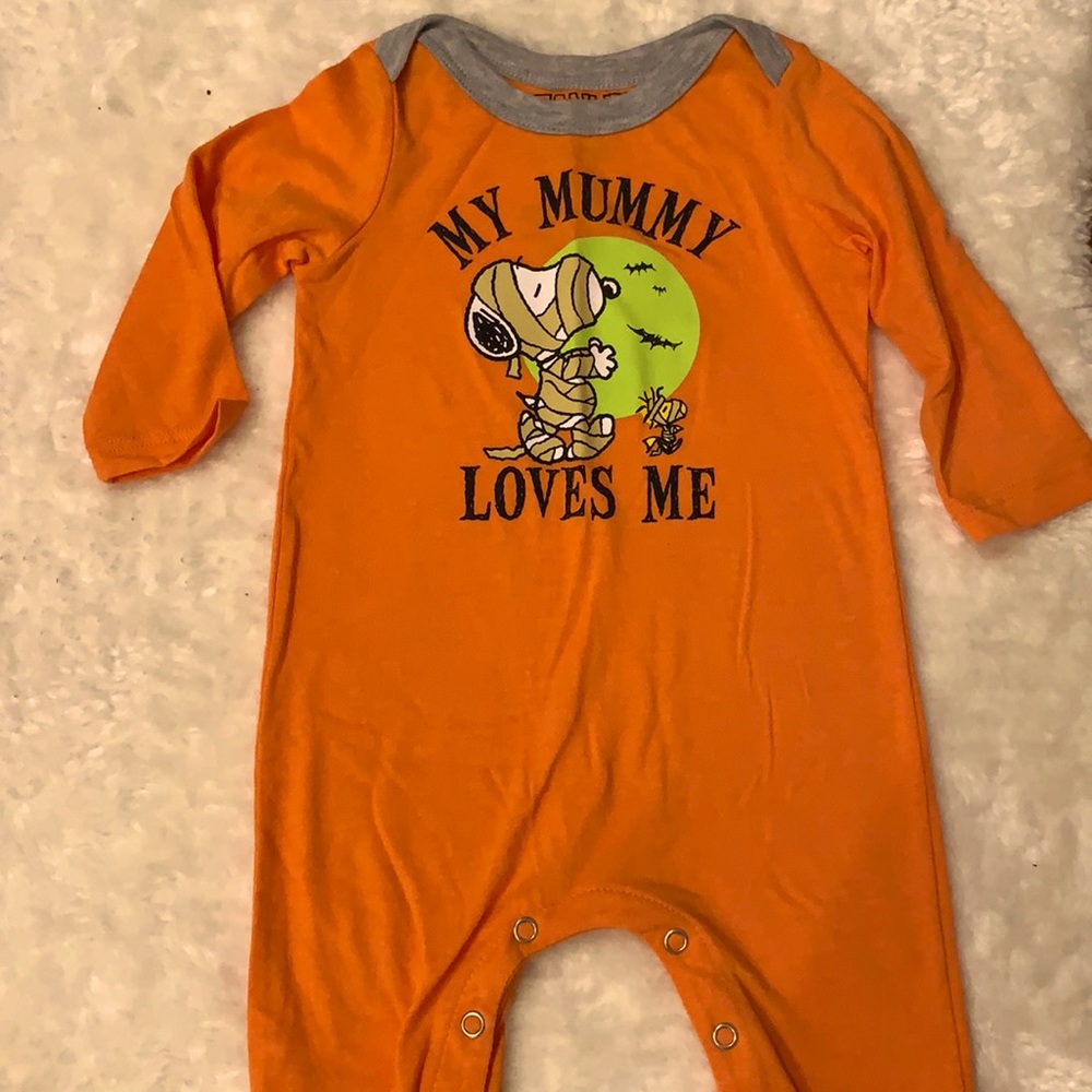 Peanuts Halloween romper